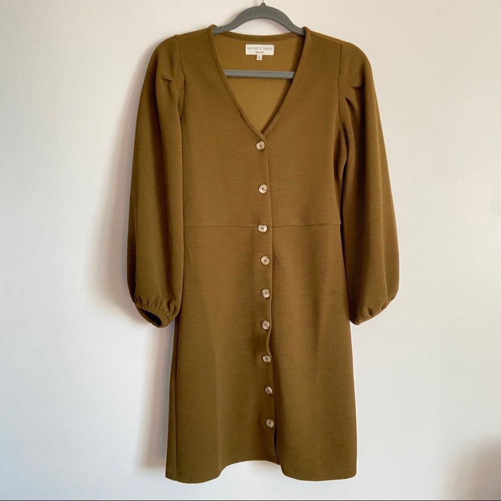 {Madewell} Bubble sleeved dress - Picture 5 of 10